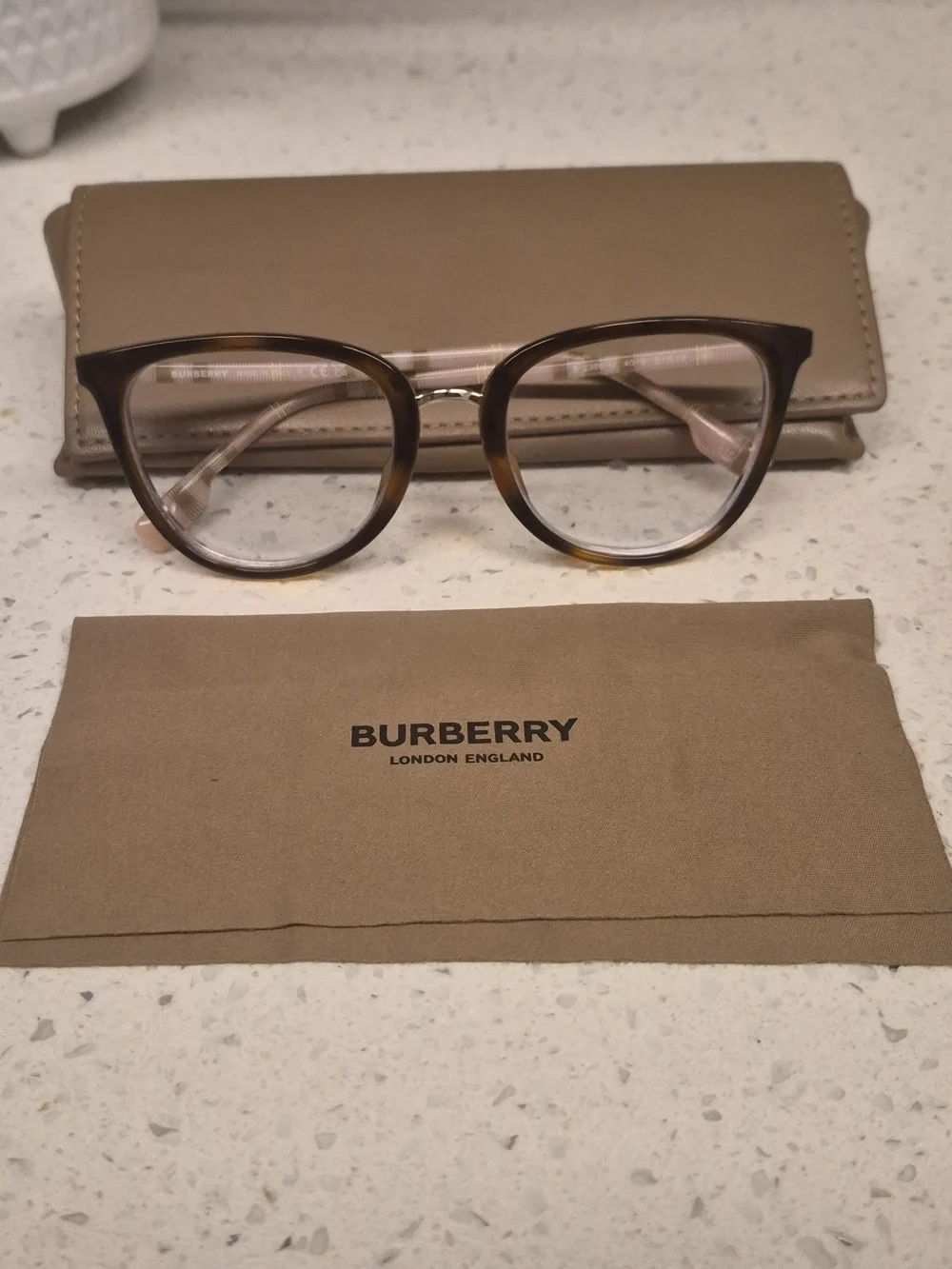 Burberry Women's Tortoiseshell Optical Glasses - Brown